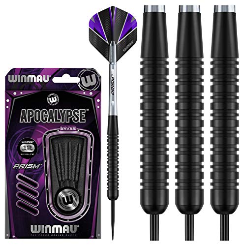 WINMAU Apocalypse 19 gram Brass Dartpfeile Set mit Flights und Schäfte von WINMAU