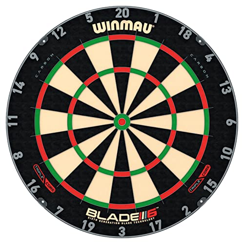 Winmau Blade 6 Triple Core Carbon Professional Borsten Dartscheibe Winmau Blade 6 Triple Core Carbon Professional Borsten Dartscheibe von WINMAU