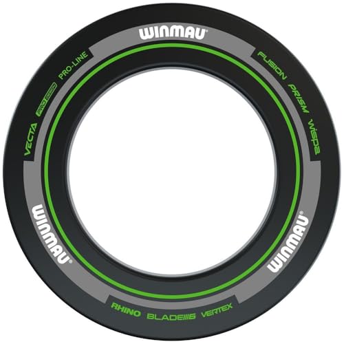 WINMAU Dartscheibe Schutzring – Advance Schwarz & Grün Dart Surround WINMAU Dartscheibe Schutzring – Advance Schwarz & Grün Dart Surround von WINMAU