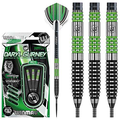 WINMAU Daryl Gurney 24g Sonderausgabe Profi Wolfram Steeltip Dartpfeile Set mit Flights und Schäfte WINMAU Daryl Gurney 24g Sonderausgabe Profi Wolfram Steeltip Dartpfeile Set mit Flights und Schäfte von WINMAU