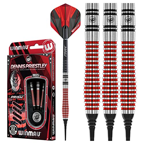 WINMAU Dennis Priestley 20 Gramm Profi Wolfram Softip Dartpfeile Set mit Flights und Schäfte WINMAU Dennis Priestley 20 Gramm Profi Wolfram Softip Dartpfeile Set mit Flights und Schäfte von WINMAU