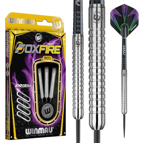 WINMAU Foxfire 23g Profi Wolfram Steeltip Dartpfeile Set mit Flights und Schäfte WINMAU Foxfire 23g Profi Wolfram Steeltip Dartpfeile Set mit Flights und Schäfte von WINMAU