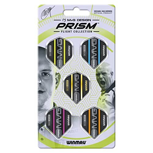 WINMAU Michael Van Gerwen MvG Design Prism Dart Flight-Sammlung von WINMAU