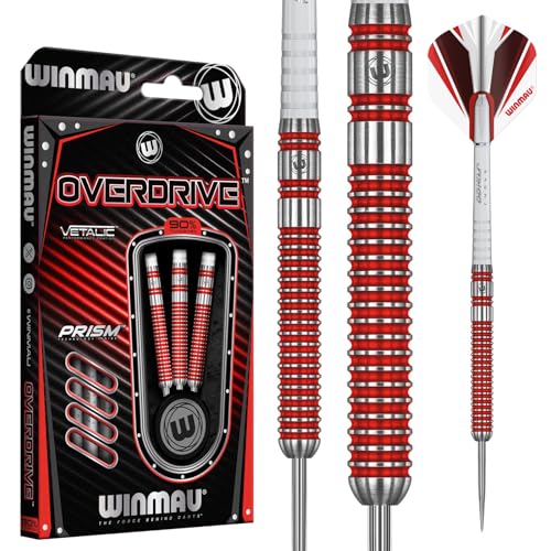 WINMAU Overdrive 23g Profi Wolfram Steeltip Dartpfeile Set mit Flights und Schäfte WINMAU Overdrive 23g Profi Wolfram Steeltip Dartpfeile Set mit Flights und Schäfte von WINMAU