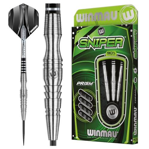 WINMAU Sniper 25 Gramm Professionelles Wolfram-Dart-Set mit Flights und Schäften (Shafts) von WINMAU