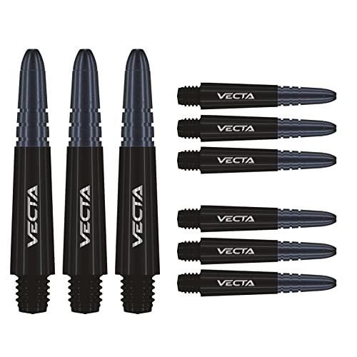 WINMAU Vecta Dartschäfte - 3 Sets pro Packung (insgesamt 9 Schäfte) von WINMAU