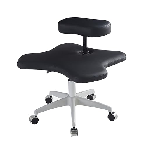 WINONDE Kniestuhl, Meditationsstuhl mit Rollen, Home-Office-Schreibtischstuhl, Stuhl mit gekreuzten Beinen, ergonomischer Sitz zur Haltungskorrektur (Einheitsgröße) von WINONDE