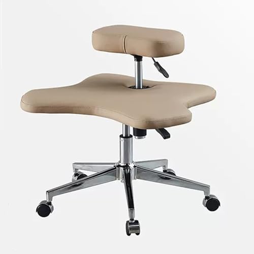 WINONDE Kniestuhl, ergonomischer Stuhl mit gekreuzten Beinen und Bremsrollen, höhenverstellbarer Bürohocker, Meditationsstuhl, Home-Office-Schreibtischstuhl, Flexibles Design, für Computerarbeiter, von WINONDE