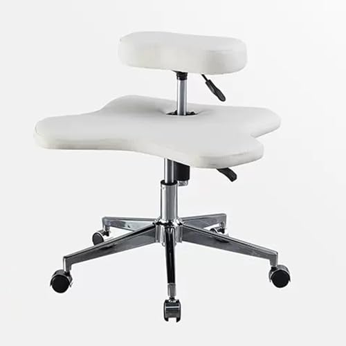 WINONDE Vielseitiger Kniestuhl, ergonomischer Stuhl mit gekreuzten Beinen und Rollen, Meditationsstuhl, Home-Office-Schreibtischstuhl, Kniestuhl mit Verstellbarer Höhe für Computerarbeiter, Büro, von WINONDE