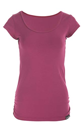 WINSHAPE Damen Fitness Freizeit Yoga Pilates Wtr4 Kurzarmshirt, Berry-love, S EU WINSHAPE Damen Fitness Freizeit Yoga Pilates Wtr4 Kurzarmshirt, Berry-love, S EU von WINSHAPE