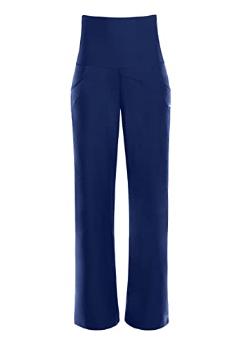 WINSHAPE Damen Functional Comfort Ankle Length Culottes Cul601c “high Waist” Trainingshose, Blau, XXL EU von WINSHAPE