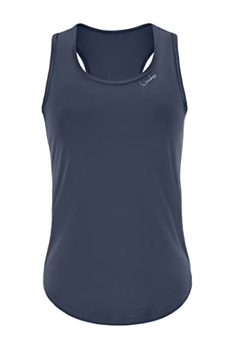 Winshape Damen Functional Light and Soft Tanktop Aet128ls, Ultra Style Trägershirt Cami Shirt, Anthrazit, S EU von WINSHAPE