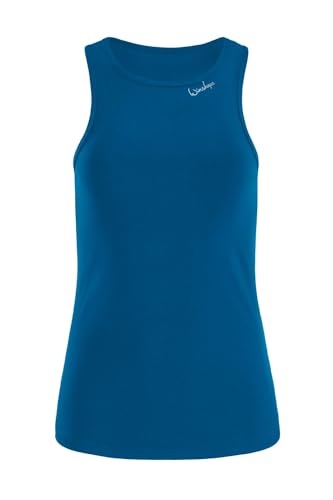 WINSHAPE Damen Functional Light and Soft Tanktop Aet134ls Yoga-Shirt, Teal-Green, L EU von WINSHAPE