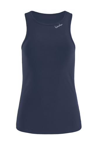 WINSHAPE Damen Functional Light and Soft Tanktop Aet134ls Yoga-Shirt, Anthrazit, L EU von WINSHAPE