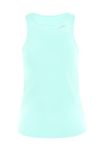 WINSHAPE Damen Functional Light and Soft Tanktop Aet134ls Yoga-Shirt, Delicate-mint, M EU von WINSHAPE