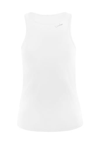 WINSHAPE Damen Functional Light and Soft Tanktop Aet134ls Yoga-Shirt, Ivory, XXL EU von WINSHAPE