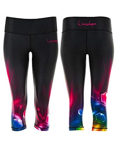 Winshape Damen Functional Power Shape 3/4-tights Anti-rutsch Ael202 Cosmic ¾-Leggings, Cosmic, L EU von WINSHAPE