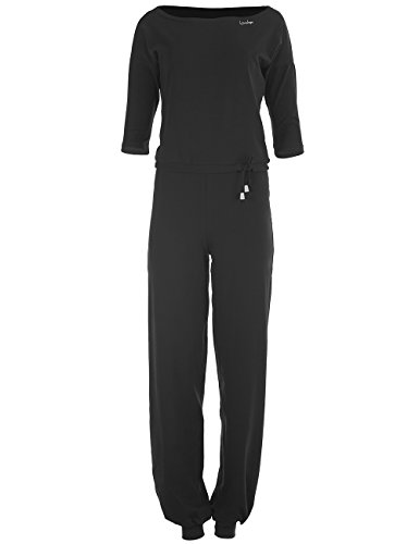 WINSHAPE Damen Jumpsuit WJS2, Fitness Freizeit Sport Yoga Pilates, XL, Schwarz von WINSHAPE