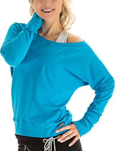 Winshape Damen Freizeit Sport Dance Fitness Longsleeve WS2, türkis, M von WINSHAPE