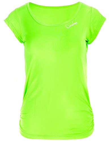 Winshape Damen Super Leichtes Functional Kurzarmshirt Aet106 Tanktop, Neon-grün, XL EU von WINSHAPE