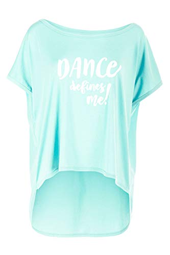 Winshape Damen Ultra leichtes Modal-Shirt MCT017 defines me, Dance Style T, mint, L von WINSHAPE