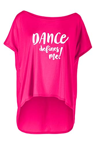 Winshape Damen Ultra leichtes Modal-Shirt MCT017 Defines me, Dance Style, Fitness Freizeit Sport Yoga Workout T, deep-pink, XL von WINSHAPE