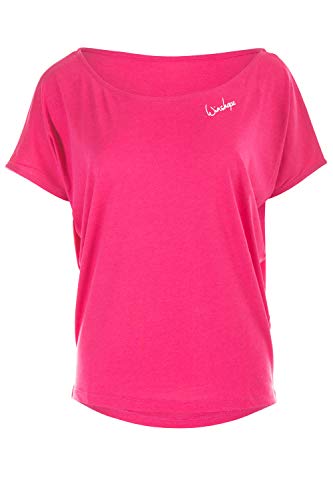 WINSHAPE Damen Ultra Leichtes Modal-kurzarmshirt Mct002 Kurzarmshirt, Deep-pink, XXL EU von WINSHAPE