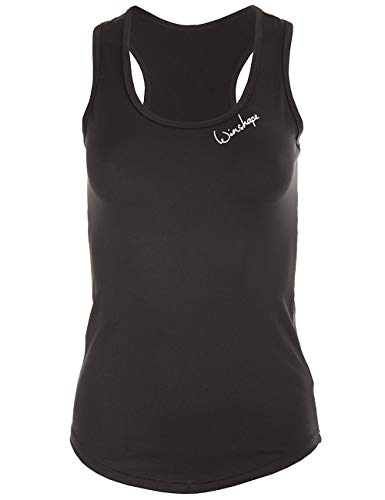 Winshape Damen Super leichtes Functional Tanktop AET104, Slim Style Fitness Yoga Pilates, Schwarz, M von WINSHAPE