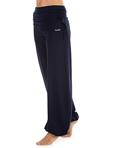 WINSHAPE Damen Wh1 Fitness Freizeit Sport Yoga Pilates Trainingshose, Night Blue, L EU von WINSHAPE