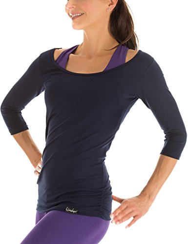 WINSHAPE Damen Ws4 3/4-arm Shirt, Night Blue, XL EU WINSHAPE Damen Ws4 3/4-arm Shirt, Night Blue, XL EU von WINSHAPE