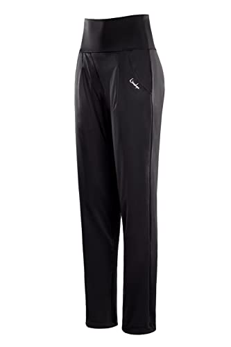 WINSHAPE Damen Functional Light "High Waist" Baggy Pants Hp103 Mit Core-bund, Street Style Lässige Hose, Schwarz, XXL EU WINSHAPE Damen Functional Light "High Waist" Baggy Pants Hp103 Mit Core-bund, Street Style Lässige Hose, Schwarz, XXL EU von WINSHAPE