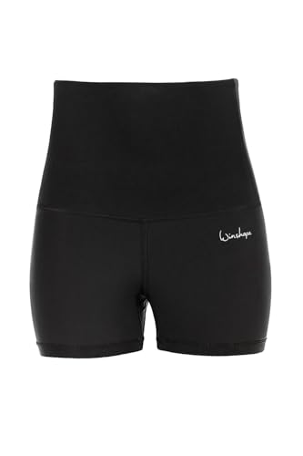 Winshape Damen Functional Power Shape Hot Pants „high Waist“ Hwl502 Shorts, Schwarz, XS EU von WINSHAPE