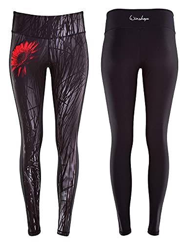 Winshape Functional Power Shape Tights AEL107, red Gerbera, Slim Style, Fitness Freizeit Sport Yoga Workout, XL von WINSHAPE