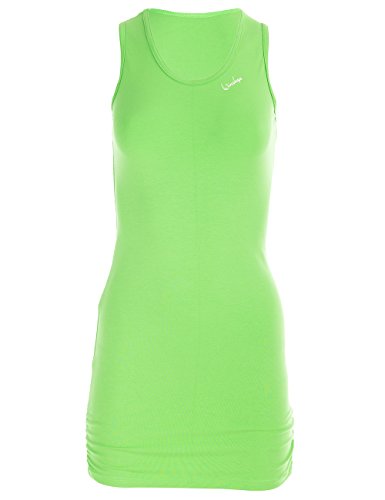 Winshape Damen Fitness Freizeit Longtop WTR15 mit seitlicher Raffung, Slim Style, apfelgrün, M Winshape Damen Fitness Freizeit Longtop WTR15 mit seitlicher Raffung, Slim Style, apfelgrün, M von WINSHAPE