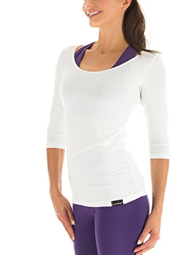 WINSHAPE Damen Ws4 3/4-arm Shirt, Weiß, M EU von WINSHAPE