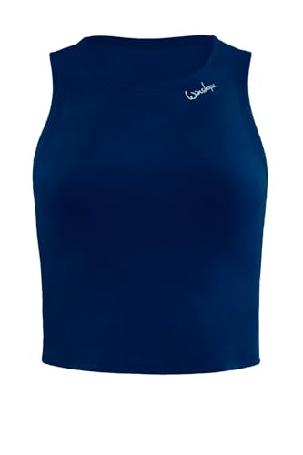 Winshape Damen Functional Comfort Cropped Tanktop Aet136c Trägershirt Cami Shirt, Dark-Blue, XXL EU Winshape Damen Functional Comfort Cropped Tanktop Aet136c Trägershirt Cami Shirt, Dark-Blue, XXL EU von WINSHAPE