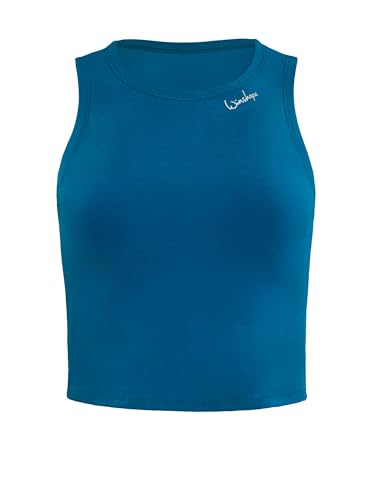 Winshape Damen Functional Comfort Cropped Tanktop Aet136c Trägershirt Cami Shirt, Teal-Green, L EU Winshape Damen Functional Comfort Cropped Tanktop Aet136c Trägershirt Cami Shirt, Teal-Green, L EU von WINSHAPE