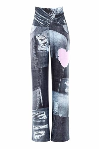 Winshape Damen Functional Comfort Culottes Cul101c “high Waist” Mit Patchwork-Print Trainingshose, Grau, M EU Winshape Damen Functional Comfort Culottes Cul101c “high Waist” Mit Patchwork-Print Trainingshose, Grau, M EU von WINSHAPE