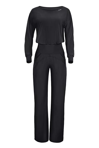 Winshape Damen Functional Comfort Jumpsuit JS101LSC, Comfort Style, Fitness Freizeit Yoga Pilates, Schwarz Winshape Damen Functional Comfort Jumpsuit JS101LSC, Comfort Style, Fitness Freizeit Yoga Pilates, Schwarz von WINSHAPE