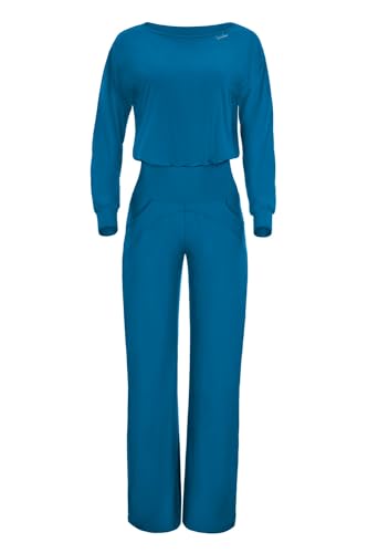 Winshape Damen Functional Comfort Jumpsuit JS101LSC, Comfort Style, Fitness Freizeit Yoga Pilates, Teal-Green von WINSHAPE