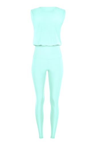 Winshape Damen Functional Comfort Jumpsuit JS102LSC, JS102LSC-DELICATE-MINT-S von WINSHAPE