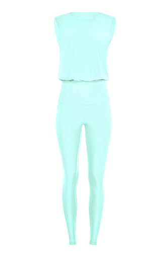 Winshape Damen Functional Comfort Jumpsuit JS102LSC, Grün, XXL von WINSHAPE
