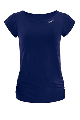 Winshape Damen Functional Light and Soft Kurzarmshirt Aet130ls, Ultra Style T-Shirt, Dark Blue, M EU Winshape Damen Functional Light and Soft Kurzarmshirt Aet130ls, Ultra Style T-Shirt, Dark Blue, M EU von WINSHAPE