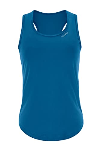 Winshape Damen Functional Light and Soft Tanktop Aet128ls, Ultra Style Trägershirt Cami Shirt, Teal-Green, XS EU von WINSHAPE