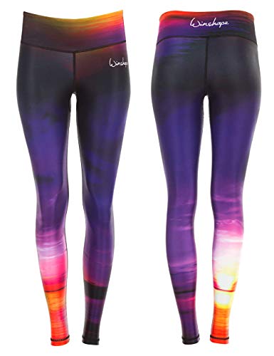 Winshape Damen Leggings Functional Power Shape Tights Leggings AEL102-SUNSET-GLOW mit Anti-Rutsch-Effekt von WINSHAPE