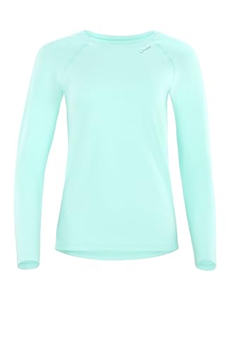 Winshape Damen Light and Soft Long Sleeve Top Aet118ls Yoga-Shirt, Grün, XL EU von WINSHAPE