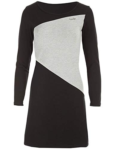 Winshape Damen Minikleid Zeitloses A-Linien-Minikleid WK3 mit Kontrastfarbenem Einsatz, Street Style Sport Freizeit von WINSHAPE