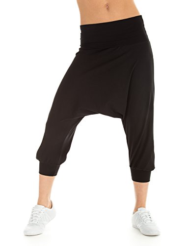 WINSHAPE Damen 3/4-haremshose Wbe7 Unisex Dance Fitness Freizeit Sport Trainingshose, Schwarz, S EU WINSHAPE Damen 3/4-haremshose Wbe7 Unisex Dance Fitness Freizeit Sport Trainingshose, Schwarz, S EU von WINSHAPE