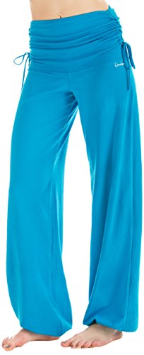 WINSHAPE Damen Wh1 Fitness Freizeit Sport Yoga Pilates Trainingshose, Türkis, M EU von WINSHAPE