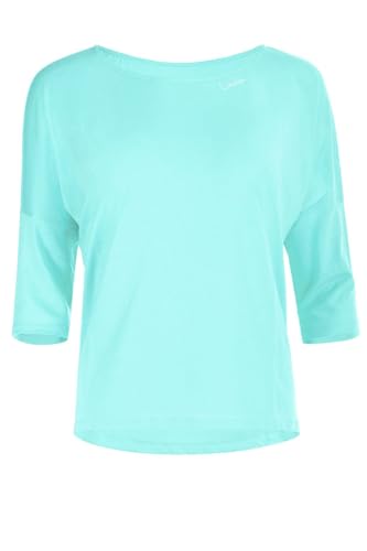 Winshape Damen Ultra Leichtes, Weiches Modal-3/4-arm Mcs004 T-Shirt, Mint, S EU von WINSHAPE